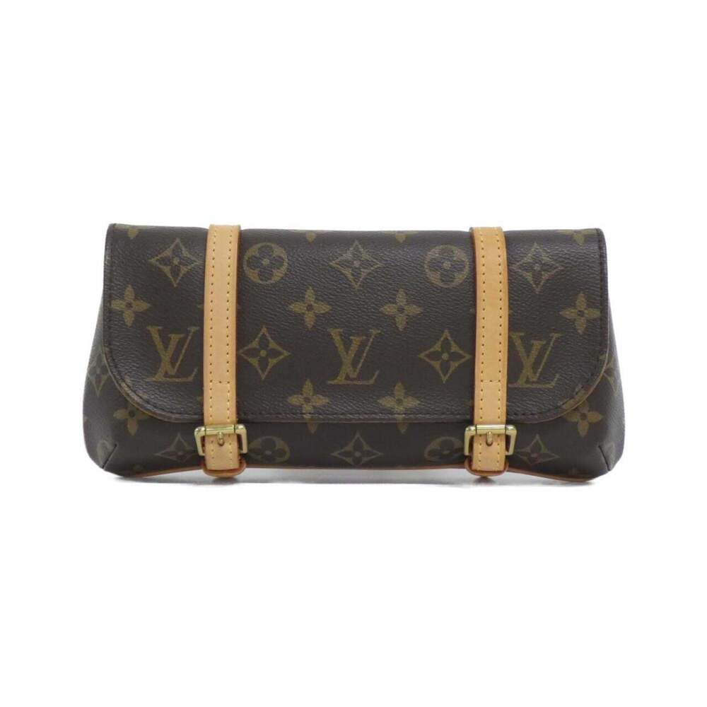LOUIS VUITTON Brown Monogram Pochette Fanny Pack